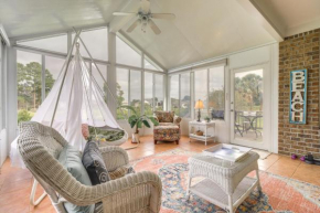 Wilmington Home with Sunroom and Private Deck!